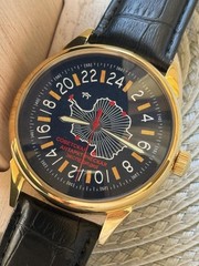New! Raketa Watch 24h Mechanical Antarctica Russian Day Men’s Soviet Rare USSR