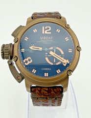 U-BOAT Chimera 46mm Bronze Auto – ETA2824-2 – Brown Leather Strap