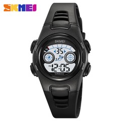 SKMEI Digital Sport Watch for Boys Girls LED Silicone Band Waterproof Wristwatch