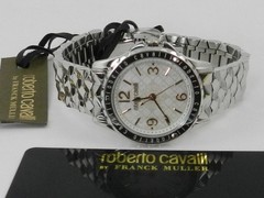 Cavalli Class by Roberto Cavalli Stainless Steel Mother-Of-Pearl Bracelet Watch