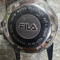 Vintage Fila Sports Watch Quartz Rare screw down bezel SPARES REPAIR