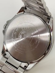 CITIZEN Watch Analog Stainless BLK SLV H1445 S073545