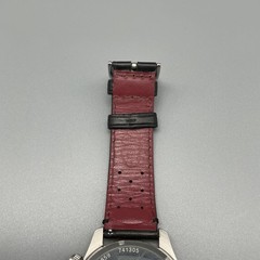 Fossil CH2859 Mens Watch 44mm Black Dial Chronograph Leather Date New Battery