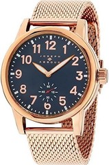 Joseph Abboud Men’s Navy Dial Stainless Steel Band Watch