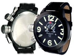 ~~~ XXL-German U-BOOT ALARM DATE Crown Protection system T0234 Lumionous ~~~