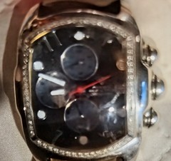 Classic Aqua Master JoJo Lupah Bubble Face Diamond Trim