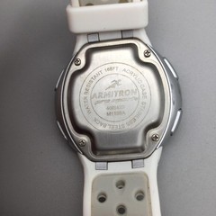 Armitron Pro Sport Mens Watch 43mm White Digital WR165FT Alarm 40/8423