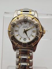 Anne Klein II Ladies Sports Quartz Watch With Date And New Battery 10/1562-3-5