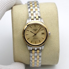 Longines Flagship 26mm Steel Champagne Dial Automatic Ladies Watch L4.274.3.32.7