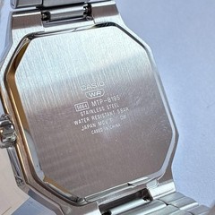 Rare CASIO Watch MTP B195D Silver