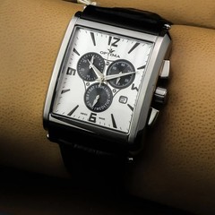 Optima – Swiss Made Chronograph – OSC218-SBL-1 Quartz Chronograph 38 x 48mm