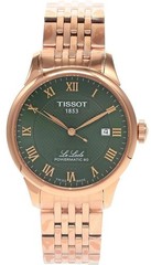 Tissot Le Locle Auto 39.3MM Green Dial Rose Gold Men’s Watch T006.407.33.093.00