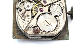 Vintage CROTON 634 F3X 17 Jewels Art Deco Men’s 21mm Watch Movement PARTS REPAIR