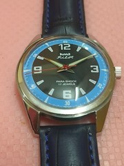 Vintage HMT Pilot Black 17 Jewels Mechanical Hand Winding Men’s Wrist Watch
