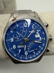 Timex Intelligent Quartz TW2P60600 New Battery Mens Watch 43MM 6.5″ Stainless