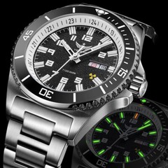 Yelang Men Automatic Mechanical Watch Japan 8205 Mov’t 100 Luminous WR300M