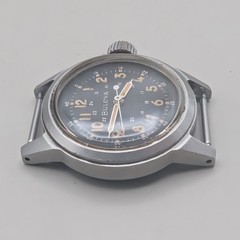 Vintage Bulova A17A Navigator Military Watch MIL-W-6433A Runs 32mm