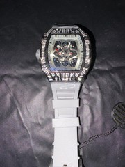 Men’s Iced Out Moissanite Waterproof Watch