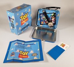 Toy Story Dog Chase Fossil LE Character Watch in Miniature Metal Lunchbox