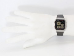 CASIO A130WEGG-1A A130 Series CLASSIC Quartz Digital Black