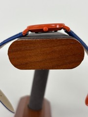 University Of Florida 38mm Orange Quartz Watch w/Blue Leather Band & New Battery