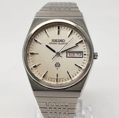 Battery Seiko Grand Quartz Twin Watch Men 1979 Tour 1 Month