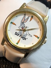 Vintage Bugs Bunny Looney Tunes 1997 Six Flags Women’s Watch New Battery