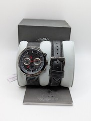 Vince Camuto VC/1158DG Mens Gunmetal Gray Watch With Interchangeable Strap