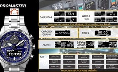 CITIZEN JV2000-51L , Sky Pilot , Promaster, Zafiro,20 Bar *FREE SHIPPING*