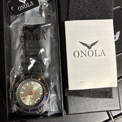 Onola submariner style watch automatic w/ rotating bezel
