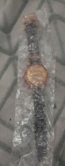 CONGO THE MOVIE 1995 BROWN ORANGE SILICONE BAND WATCH