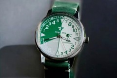 Sputnik Day and Night Watch Wrist Vintage Soviet Mechanical USSR Rare