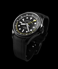 LAMBERTI WATCHES Ref. 23925NN DOUBLE GMT. Automatic, sapphire, 100mt