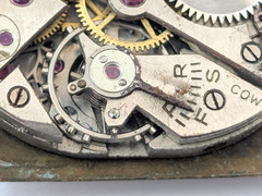 Vintage CROTON 634 F3X 17 Jewels Art Deco Men’s 21mm Watch Movement PARTS REPAIR