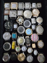 Watch Parts Craft Repair Broken Repurpose Vintage Fair Condition As Is Lot 1D
