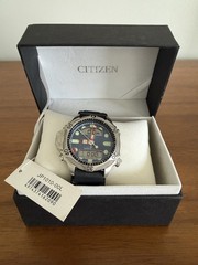 New Citizen Promaster Aqualand Duplex Diver Watch Blue Dial Box and Tag