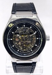 Fantastic Maserati Automatic Black Dial Fix Bezel Analog Men’s Wrist Watch