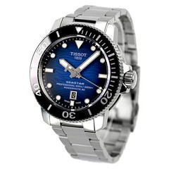 TISSOT Seastar 2000 T120.607.11.041.01 Blue Powermatic 80 Men’s Watch New in Box