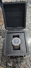 Citizen Promaster Navihawk Blue Dial Stainless Steel Eco-Drive Watch AT8220-55L