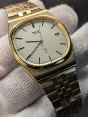 SEIKO Mens Quartz Watch 7832-5010 34mm Case JDM Max 19cm Wrist Tested Working