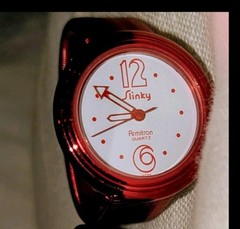 Armitron Slinkey Women’s Quartz Analog Watch Red Metal Bracelet