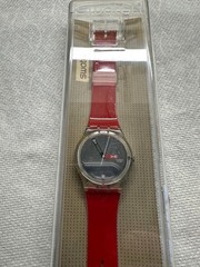 Swatch Watch MoMA Red GZ406 Vintage 1999