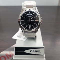 Casio MTP-1370D-1A1 Men Analog Stainless Steel Watch Original New