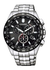 CITIZEN CB5874-90E Watch Eco Drive Radio Direct Flight Chronograph Men’s Silver