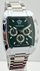 Premium Men’s Versace Dominus Chronograph Green Dial Date Working Wristwatch