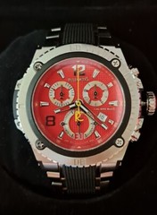 Renato Calibre Buzo – Limited 13/75 – Rubber integration – Red dial – Excellent