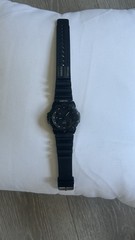 Luminox F-117 Nighthawk 44mm Black Dial Quartz 200m Leather Strap Watch
