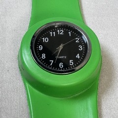 Bright Green Snap On Watch – Untested – Battery?