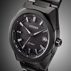 Citizen Attesa CB3045-61E ACT Line Black Titanium Series Analog Men’s Watch