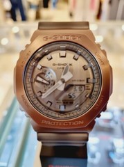 Casio G-Shock Resin Strap Men Watch GM-2100MF-5ADR Brown Original New